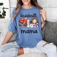 Baseball Mama Baseball Mom Cute T-Ball Mom Ballpark Mom Women's Comfort Colors T-Shirt Chalky Mint