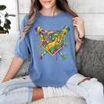 Baseball Mardi Gras Home Plate Ice Cream Drip Carnival Mask Women's Comfort Colors T-Shirt Chalky Mint Baseball Mardi Gras Home Plate Ice Cream Drip Carnival Mask Women's Comfort Colors T-Shirt Chalky Mint