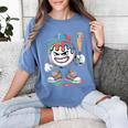 Baseball Mascot Attitude Graffiti Splash Bat Cap Women's Comfort Colors T-Shirt Chalky Mint Baseball Mascot Attitude Graffiti Splash Bat Cap Women's Comfort Colors T-Shirt Chalky Mint