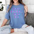 In My Baseball Mom Era 80s Retro Style Women's Comfort Colors T-Shirt Chalky Mint