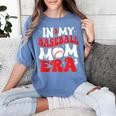 In My Baseball Mom Era Cute Groovy Baseball Women's Comfort Colors T-Shirt Chalky Mint