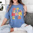 In My Baseball Mom Era Cute Mommy Groovy Women's Comfort Colors T-Shirt Chalky Mint