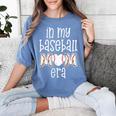 Baseball Mom Era Gameday In My Baseball Mom Era Women's Comfort Colors T-Shirt Chalky Mint