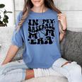 In My Baseball Mom Era Retro Groovy Sports Parent Women's Comfort Colors T-Shirt Chalky Mint
