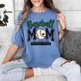 Baseball Mom Green Varsity Baseball Mama Cute Mother's Day Women's Comfort Colors T-Shirt Chalky Mint