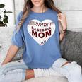 Baseball Mom Heart Love Mother's Day Game Day Support Women's Comfort Colors T-Shirt Chalky Mint Baseball Mom Heart Love Mother's Day Game Day Support Women's Comfort Colors T-Shirt Chalky Mint