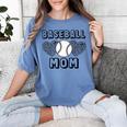 Baseball Mom Leopard Heart Game Day Women's Comfort Colors T-Shirt Chalky Mint Baseball Mom Leopard Heart Game Day Women's Comfort Colors T-Shirt Chalky Mint