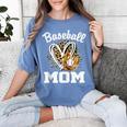 Baseball Mom Leopard Heart Matching Family Women's Comfort Colors T-Shirt Chalky Mint Baseball Mom Leopard Heart Matching Family Women's Comfort Colors T-Shirt Chalky Mint