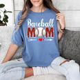Baseball Mom Leopard Sports Players Mother's Day Women's Comfort Colors T-Shirt Chalky Mint Baseball Mom Leopard Sports Players Mother's Day Women's Comfort Colors T-Shirt Chalky Mint