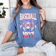 Baseball Mom Loud & Proud Since 1977 Raglan Baseball Tee Women's Comfort Colors T-Shirt Chalky Mint
