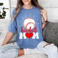 Baseball Mom Mama Mother's Day Sport Lover Women's Comfort Colors T-Shirt Chalky Mint Baseball Mom Mama Mother's Day Sport Lover Women's Comfort Colors T-Shirt Chalky Mint