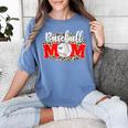 Baseball Mom Mother's Day For Mom Game Day Outfit Women's Comfort Colors T-Shirt Chalky Mint