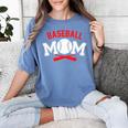 Baseball Mom Baseball Player For Mother's Day Women's Comfort Colors T-Shirt Chalky Mint