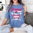 Baseball Mom Raglan Baseball Tee Women's Comfort Colors T-Shirt Chalky Mint