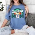 Baseball Mom Rainbow Game Day Women's Comfort Colors T-Shirt Chalky Mint Baseball Mom Rainbow Game Day Women's Comfort Colors T-Shirt Chalky Mint