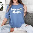 Baseball Mom Retro Women's Comfort Colors T-Shirt Chalky Mint Baseball Mom Retro Women's Comfort Colors T-Shirt Chalky Mint