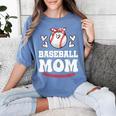 Baseball Mom Shirt Mama Women Baseball Shirt For Women's Comfort Colors T-Shirt Chalky Mint