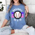 Baseball Mom Sports Mom Proud Baseball Mom Premium Women's Comfort Colors T-Shirt Chalky Mint