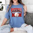 Baseball Mom Sports Red Women's Comfort Colors T-Shirt Chalky Mint Baseball Mom Sports Red Women's Comfort Colors T-Shirt Chalky Mint
