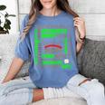 Baseball Mom Traits For Great Mothers Grey And Green Women's Comfort Colors T-Shirt Chalky Mint