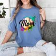 Baseball Mom USA American Baseball Graphic Women's Comfort Colors T-Shirt Chalky Mint Baseball Mom USA American Baseball Graphic Women's Comfort Colors T-Shirt Chalky Mint