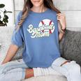 Baseball Mom's Favorite Game Day Premium Women's Comfort Colors T-Shirt Chalky Mint