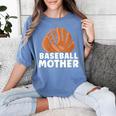 Baseball Mother Lover Baseballer Player Match Baseball Mom Women's Comfort Colors T-Shirt Chalky Mint