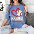 Baseball Nannie Baseball Heart Family Matching Women's Comfort Colors T-Shirt Chalky Mint Baseball Nannie Baseball Heart Family Matching Women's Comfort Colors T-Shirt Chalky Mint
