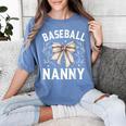 Baseball Nanny Baseball Coquette Bow Women's Comfort Colors T-Shirt Chalky Mint Baseball Nanny Baseball Coquette Bow Women's Comfort Colors T-Shirt Chalky Mint