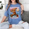 Baseball Player Christmas Gingerbread Smashing Through Snow Women's Comfort Colors T-Shirt Chalky Mint Baseball Player Christmas Gingerbread Smashing Through Snow Women's Comfort Colors T-Shirt Chalky Mint