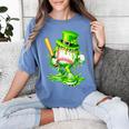 Baseball Player Ice Cream Drip Shamrocks St Patrick's Day Women's Comfort Colors T-Shirt Chalky Mint Baseball Player Ice Cream Drip Shamrocks St Patrick's Day Women's Comfort Colors T-Shirt Chalky Mint