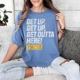 Baseball Player Get Up Get Outta Here Gone Home Run Women's Comfort Colors T-Shirt Chalky Mint Baseball Player Get Up Get Outta Here Gone Home Run Women's Comfort Colors T-Shirt Chalky Mint