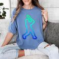 Baseball Player Graphic Women's Comfort Colors T-Shirt Chalky Mint Baseball Player Graphic Women's Comfort Colors T-Shirt Chalky Mint