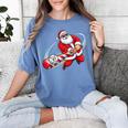 Baseball Santa 67 Christmas Xmas Pajamas Boys Women's Comfort Colors T-Shirt Chalky Mint Baseball Santa 67 Christmas Xmas Pajamas Boys Women's Comfort Colors T-Shirt Chalky Mint