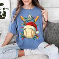 Baseball Santa Christmas Ball Baseball Lover Player Boys Women's Comfort Colors T-Shirt Chalky Mint Baseball Santa Christmas Ball Baseball Lover Player Boys Women's Comfort Colors T-Shirt Chalky Mint