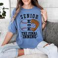 Baseball Senior Mom 2026 The Final Inning Women's Comfort Colors T-Shirt Chalky Mint Baseball Senior Mom 2026 The Final Inning Women's Comfort Colors T-Shirt Chalky Mint
