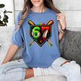 Baseball Six Seven 67 Meme Ice Cream Drip Xmas Women Men Women's Comfort Colors T-Shirt Chalky Mint Baseball Six Seven 67 Meme Ice Cream Drip Xmas Women Men Women's Comfort Colors T-Shirt Chalky Mint