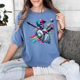 Baseball Skeleton Ice Cream Drip Baseball Boys Youth Women's Comfort Colors T-Shirt Chalky Mint