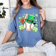 Baseball St Patricks Day Lucky Baseball Player Shamrock Women's Comfort Colors T-Shirt Chalky Mint Baseball St Patricks Day Lucky Baseball Player Shamrock Women's Comfort Colors T-Shirt Chalky Mint