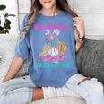 Baseball Is My Valentine Ice Cream Drip Crossed Bats Sport Women's Comfort Colors T-Shirt Chalky Mint