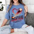 Baseball Valentine Love Is Our Home Run Apparel Women's Comfort Colors T-Shirt Chalky Mint Baseball Valentine Love Is Our Home Run Apparel Women's Comfort Colors T-Shirt Chalky Mint
