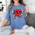 Baseball Valentines Day Heart Boys Sports Love Women's Comfort Colors T-Shirt Chalky Mint Baseball Valentines Day Heart Boys Sports Love Women's Comfort Colors T-Shirt Chalky Mint