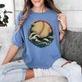 Baseball Waves Ocean Sports Baseball Fans Women's Comfort Colors T-Shirt Chalky Mint