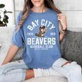 Bay City Beavers Baseball Club Estd 1913 Women's Comfort Colors T-Shirt Chalky Mint Bay City Beavers Baseball Club Estd 1913 Women's Comfort Colors T-Shirt Chalky Mint