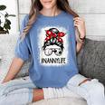 Bleached Nanny Life Soccer Messy Bun Baseball Game Day Women's Comfort Colors T-Shirt Chalky Mint Bleached Nanny Life Soccer Messy Bun Baseball Game Day Women's Comfort Colors T-Shirt Chalky Mint