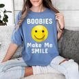 Boobies Make Me Smile Mardi Gras Raglan Baseball Tee Women's Comfort Colors T-Shirt Chalky Mint Boobies Make Me Smile Mardi Gras Raglan Baseball Tee Women's Comfort Colors T-Shirt Chalky Mint
