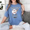 My Boy Might Not Always Swing Humors Baseball Mom Women's Comfort Colors T-Shirt Chalky Mint