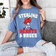 Boys Baseball Valentines Shirt Sterling Hearts Baseball Women's Comfort Colors T-Shirt Chalky Mint Boys Baseball Valentines Shirt Sterling Hearts Baseball Women's Comfort Colors T-Shirt Chalky Mint