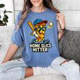 Boys Pizza Theme Baseball Home Hitter Women's Comfort Colors T-Shirt Chalky Mint Boys Pizza Theme Baseball Home Hitter Women's Comfort Colors T-Shirt Chalky Mint