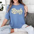 Bruh 67 Baseball Style Meme Slang Sports Number Graphic Women's Comfort Colors T-Shirt Chalky Mint
